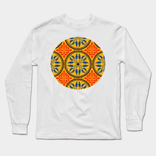 Moroccan Pattern (Decorative Border) Long Sleeve T-Shirt